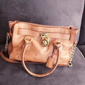 SOLD Michael Kors Leather Hamilton Bag